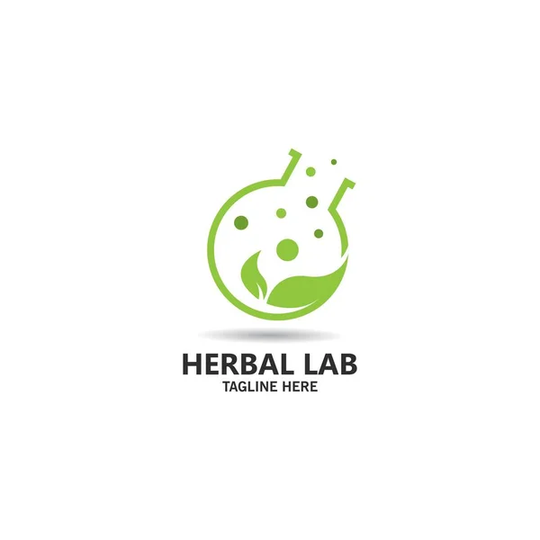 Herbal Lab Vector Icon Illustration Design — Stock Vector