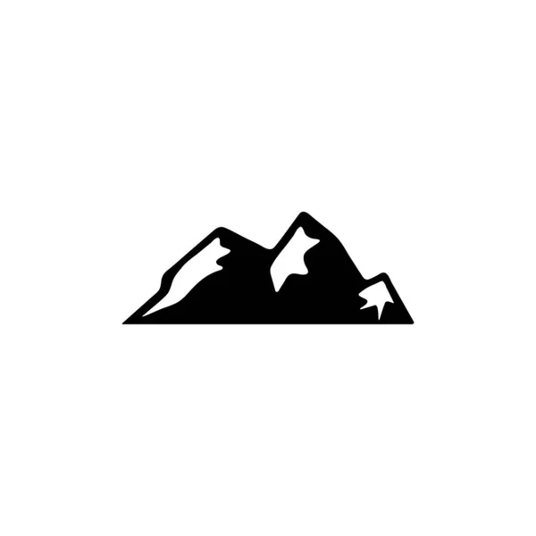 Mountain Icon Logo Business Template Vector Illustratie Ontwerp — Stockvector