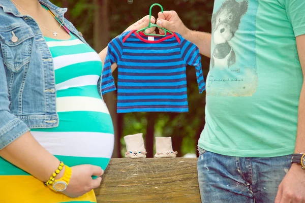 Expecting a baby — Stock Photo, Image