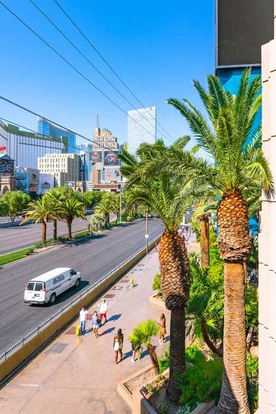 Las Vegas Nevada Usa October 2021 Las Vegas Strip Bright — Stock Photo, Image