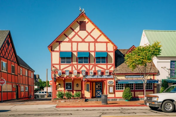 Solvang California Usa December 2021 Solvang Architecture Street View Popular — Stock Photo, Image