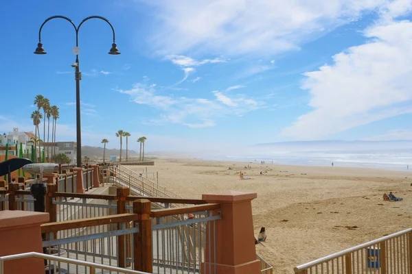 Pismo Plajı Kaliforniya Abd Mart 2022 Pismo Sahili Ahşap Kaldırım — Stok fotoğraf