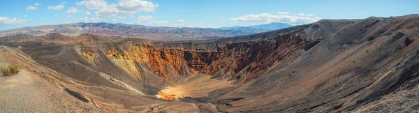 Вулканический Пейзаж Панорама Кратера Убехебе Долина Смерти — стоковое фото