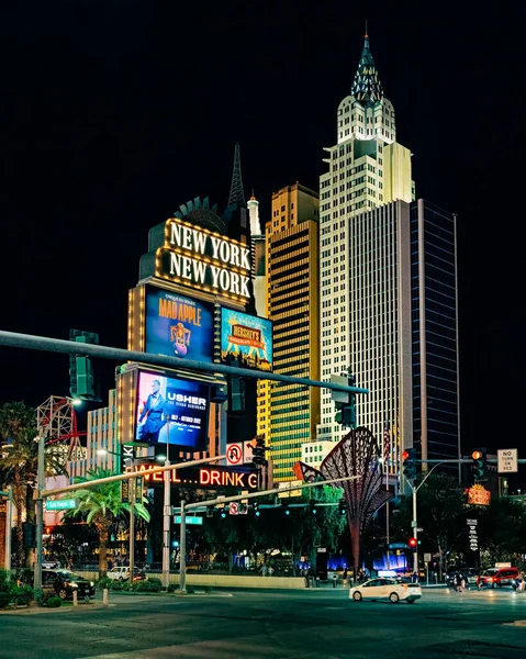 Las Vegas Nevada Usa May 2022 Las Vegas Strip Night — стоковое фото