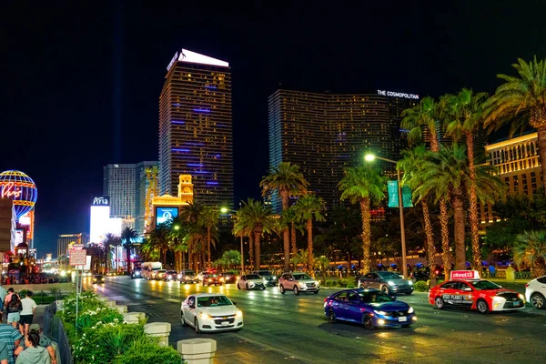 Las Vegas Nevada Mayo 2022 Las Vegas Strip Por Noche —  Fotos de Stock