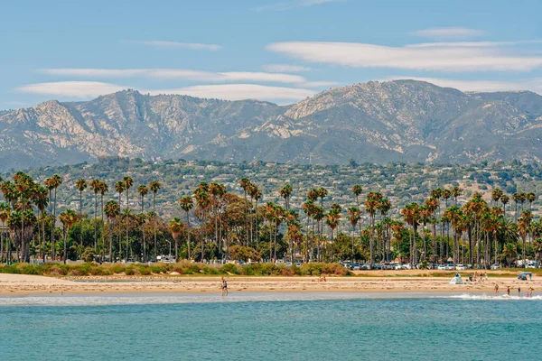 Santa Barbara California Usa August 2022 Santa Barbara Beach Ocean — Stok fotoğraf