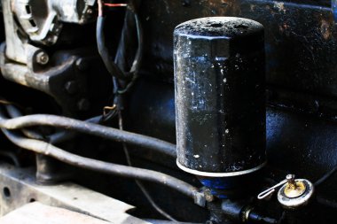 eski vintage dizel motor parçaları