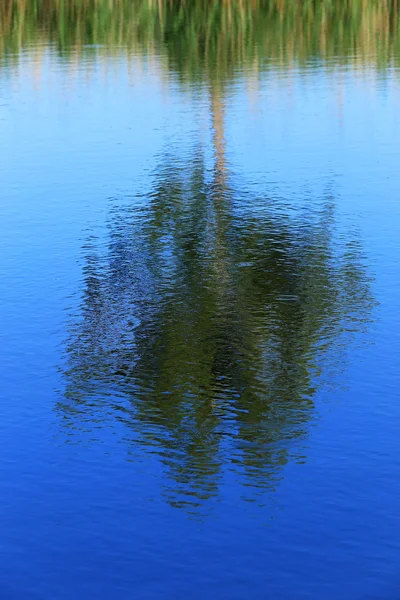 Refleksi danau abstrak — Stok Foto