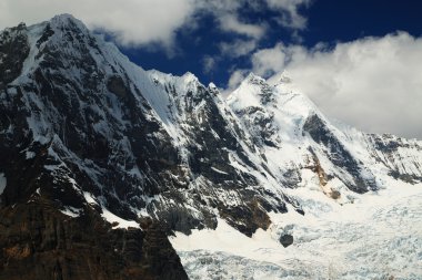 dağ manzarası cordiliera yükseltisidir, peru, Güney Amerika
