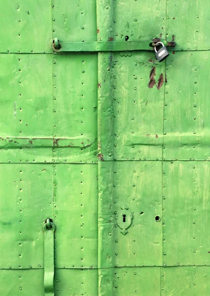 Eski metal vintage kapı — Stok fotoğraf