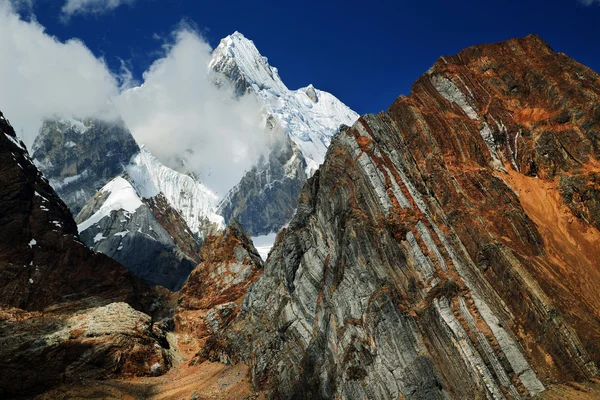 Cordiliera Huayhuash, 페루, 남아메리카 — 스톡 사진