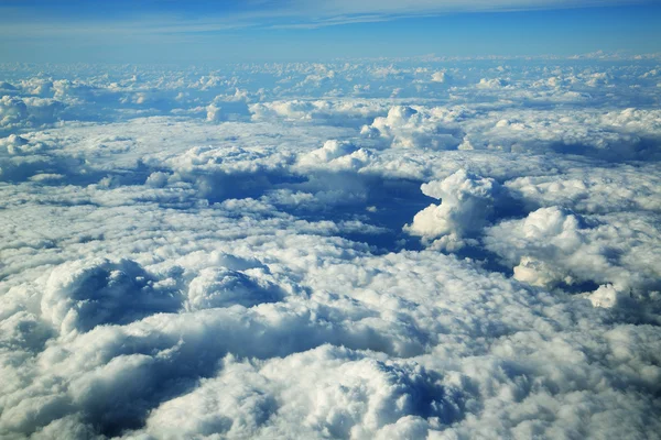 Cloud formations seen from the plane — Stock Photo, Image