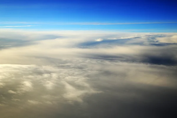 Cloud formations seen from the plane — Stock Photo, Image