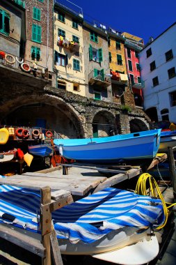 Riomaggiore Köyü, Cinque Terre, İtalya