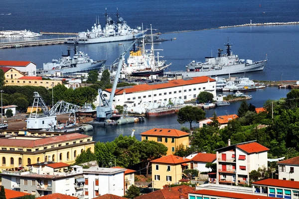 La spezia an der ligurischen küste, italien, europa — Stockfoto