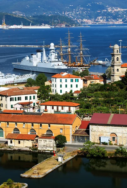 La spezia an der ligurischen küste, italien, europa — Stockfoto