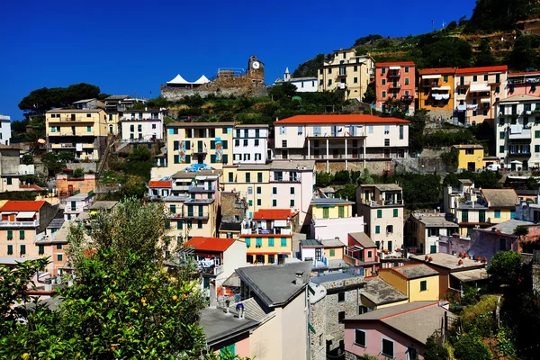 Byn Riomaggiore, Cinque Terre, Italien — Stockfoto
