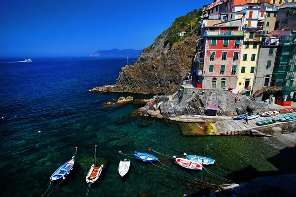 VILLAGE RIOMAGGIORE — Fotografia de Stock