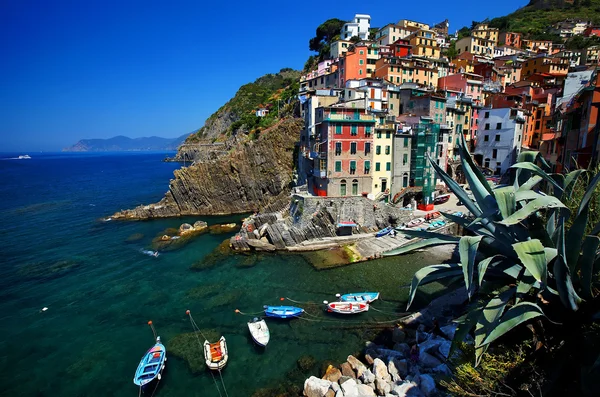 VILLAGE RIOMAGGIORE — Fotografia de Stock