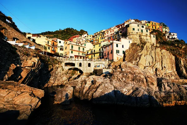 Manarola Köyü, Cinque Terre, İtalya — Stok fotoğraf