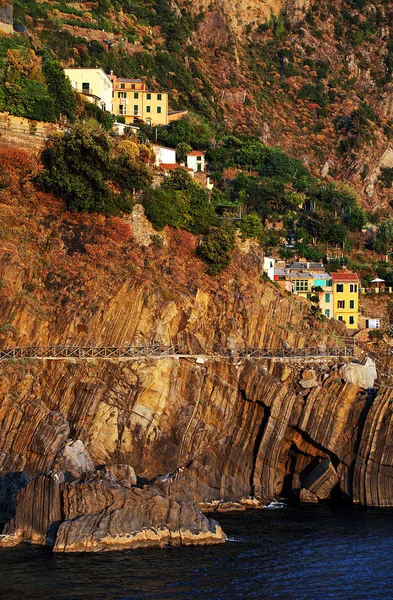 Ligurische küste, cinque terre, italien — Stockfoto