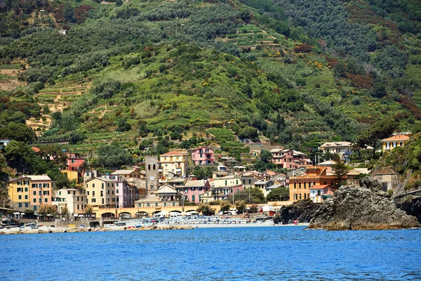 Cinque Terre di Pantai Ligurian, Italia, Eropa — Stok Foto