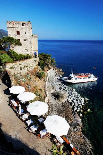 Лигурийское побережье в Cinque Terre, Италия, Европа — стоковое фото