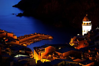 Riomaggiore düşen gece