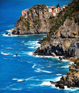 Riomaggiore Köyü, Cinque Terre, İtalya