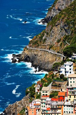 Riomaggiore Köyü, Cinque Terre, İtalya