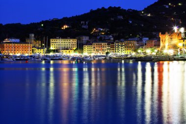 Sunset light in Santa Margherita Ligure, Italian Riviera, Europe