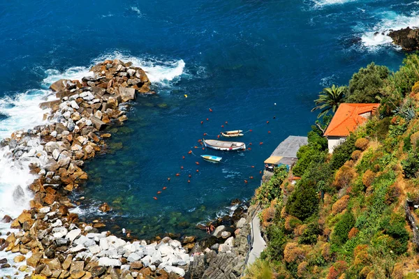 Landsbyen Riomaggiore, Cinque Terre, Italia – stockfoto