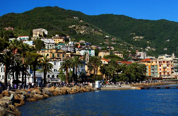 Rapallo Resort na Riviera Italiana, Europa — Fotografia de Stock