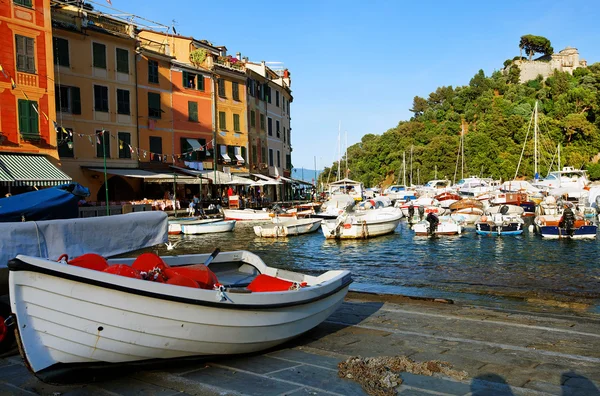 Portofino village, wybrzeże Liguryjskie, Włochy — Zdjęcie stockowe