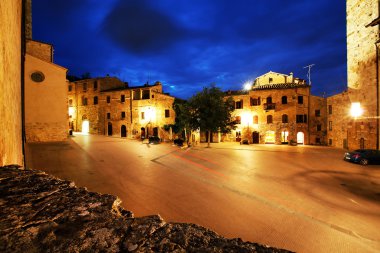 San Gimignano Ortaçağ Köyü, İtalya, Avrupa