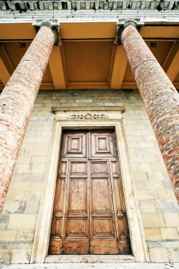 mimari detay montalcino, Toskana, İtalya