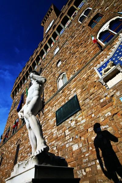 Palazzo vecchio, florence, Toscane, Italië — Stockfoto