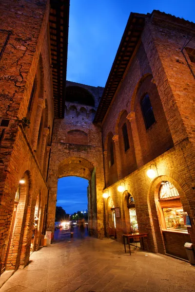 San Gimignano Medieval Village, Ιταλία, Ευρώπη — Φωτογραφία Αρχείου