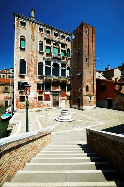 Architectonische details van Venetië, Italië, Europa — Stockfoto