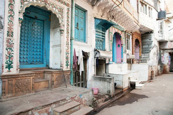Παραδοσιακή ινδική πόρτα — Φωτογραφία Αρχείου