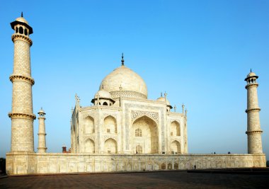 Hindistan, agra, uttar Pradesh beyaz mermer Tac mahal