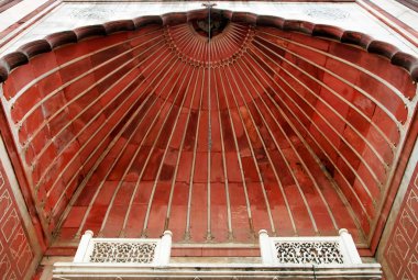 mimari detay jama masjid Camisi, eski delhi, Hindistan