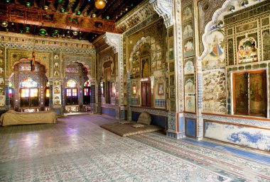 mimari ayrıntılı olarak mehrangarh fort jodhpur, rjasthan, Hindistan