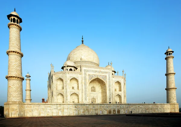 Marmer putih Taj Mahal di India, Agra, Uttar Pradesh — Stok Foto