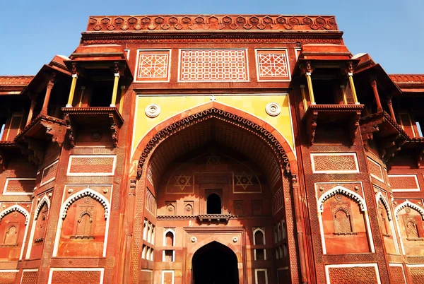 Agra red fort, UNESCO-Weltkulturerbe — Stockfoto