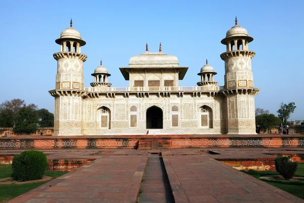 伊蒂默德-ud-陶的阿格拉、 北方邦、 印度墓 — 图库照片