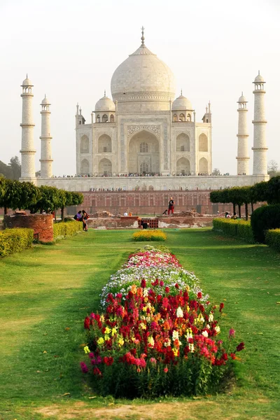 Taj Mahal naplemente fény, Agra, Uttar Pradesh, India — Stock Fotó