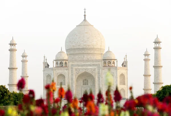 Taj Mahal au coucher du soleil, Agra, Uttar Pradesh, Inde — Photo