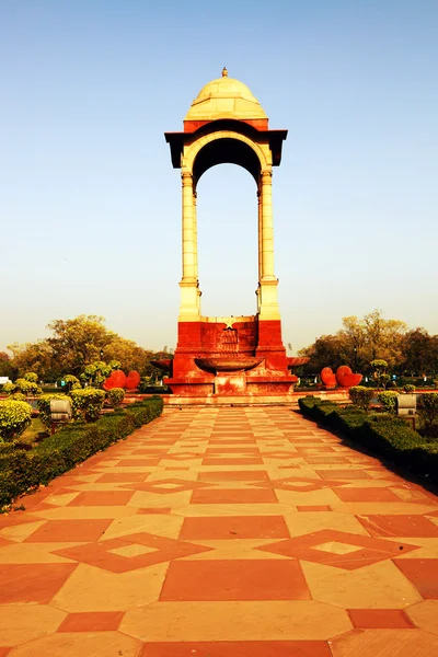 El dosel cerca de la Puerta de la India, Nueva Delhi — Foto de Stock