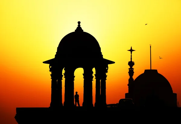 Lal qila - kırmızı kale Delhi, Hindistan — Stok fotoğraf